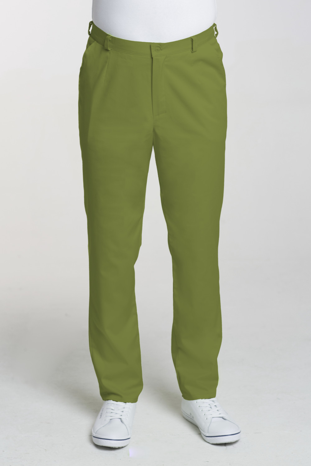 M-140X Elastyczne spodnie medyczne męskie khaki Odzież męska