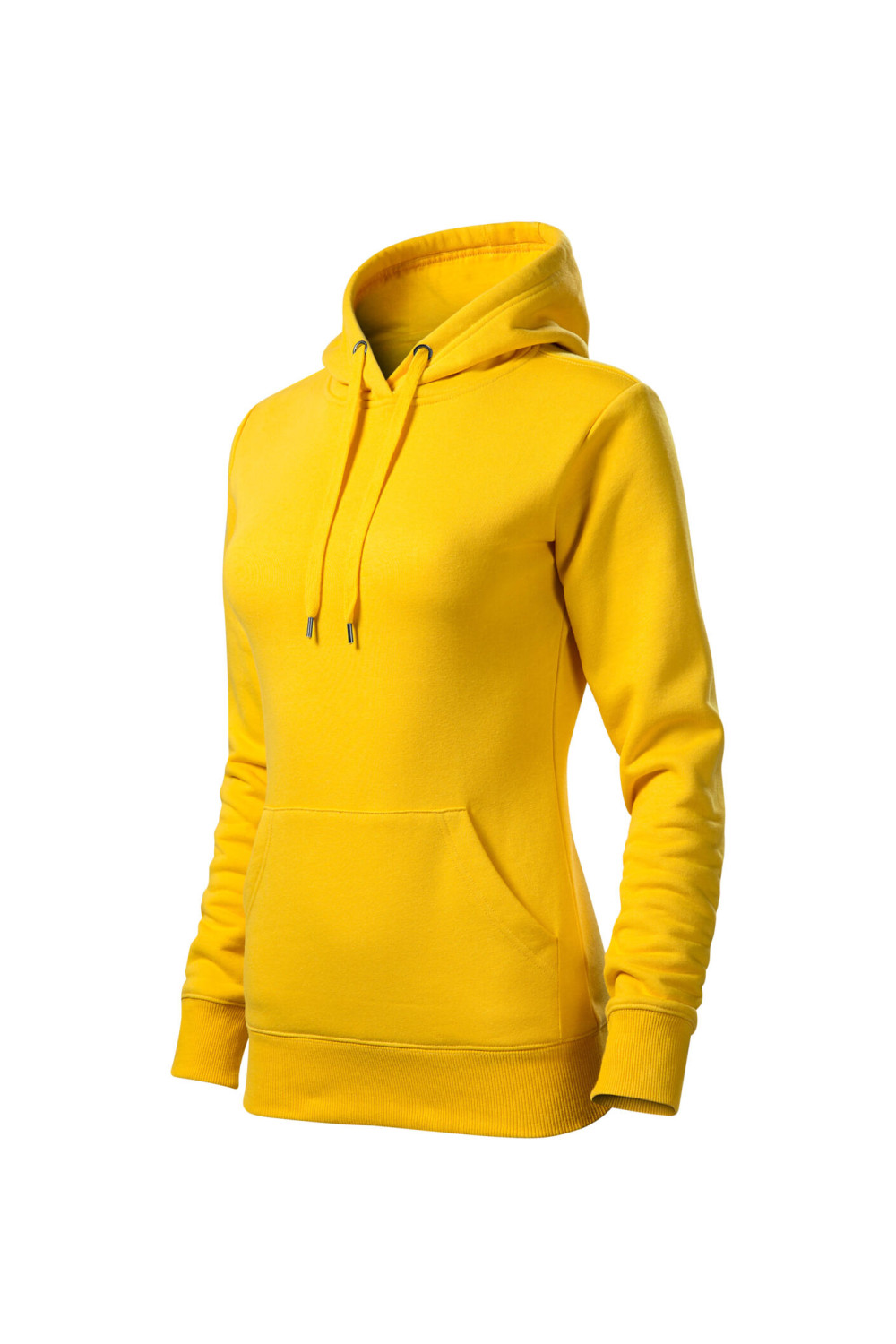 CAPE 414 MALFINI ADLER Bluza sportowa damska z kapturem, bluza kangurka żółty