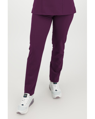 Elastyczne spodnie medyczne damskie / scrubs M-200XP fioletowy