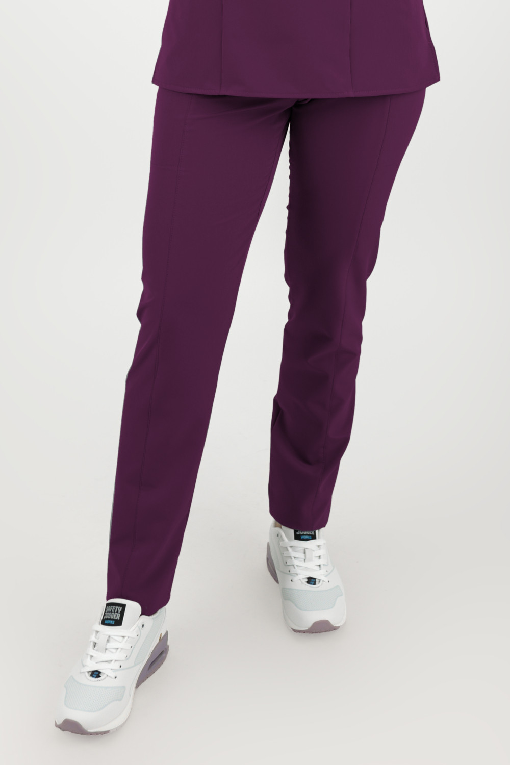 Elastyczne spodnie medyczne damskie / scrubs M-200XP fioletowy