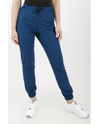 M-200XCG Elastyczne spodnie joggery medyczne damskie scrubsy ciemnoniebieski