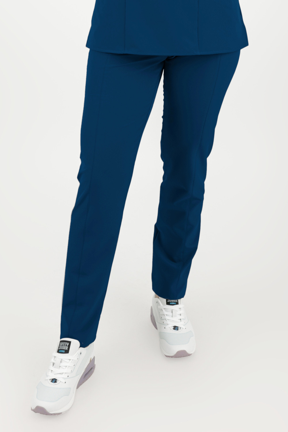 Elastyczne spodnie medyczne damskie / scrubs M-200XC ciemnoniebieski