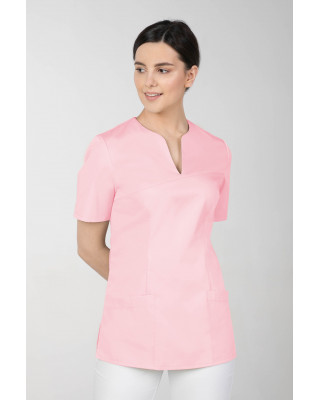 Bluza medyczna kosmetyczna damska pudrowy róż M-323