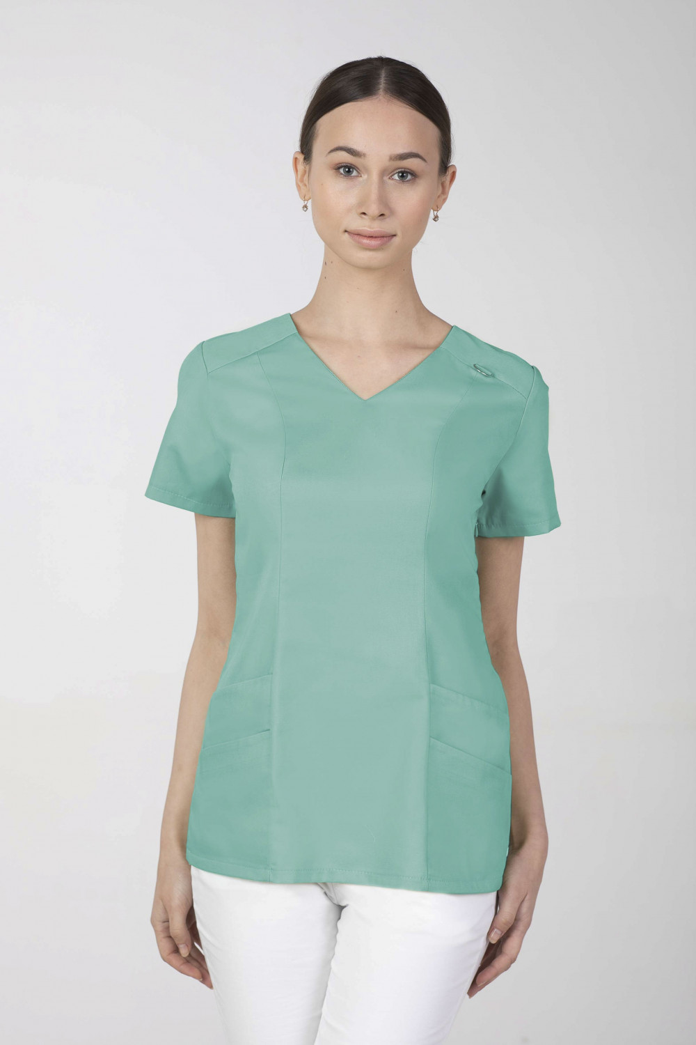 Bluza medyczna damska M-376A 26 kolorów. Mięta