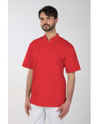 Bluza medyczna męska czerwony