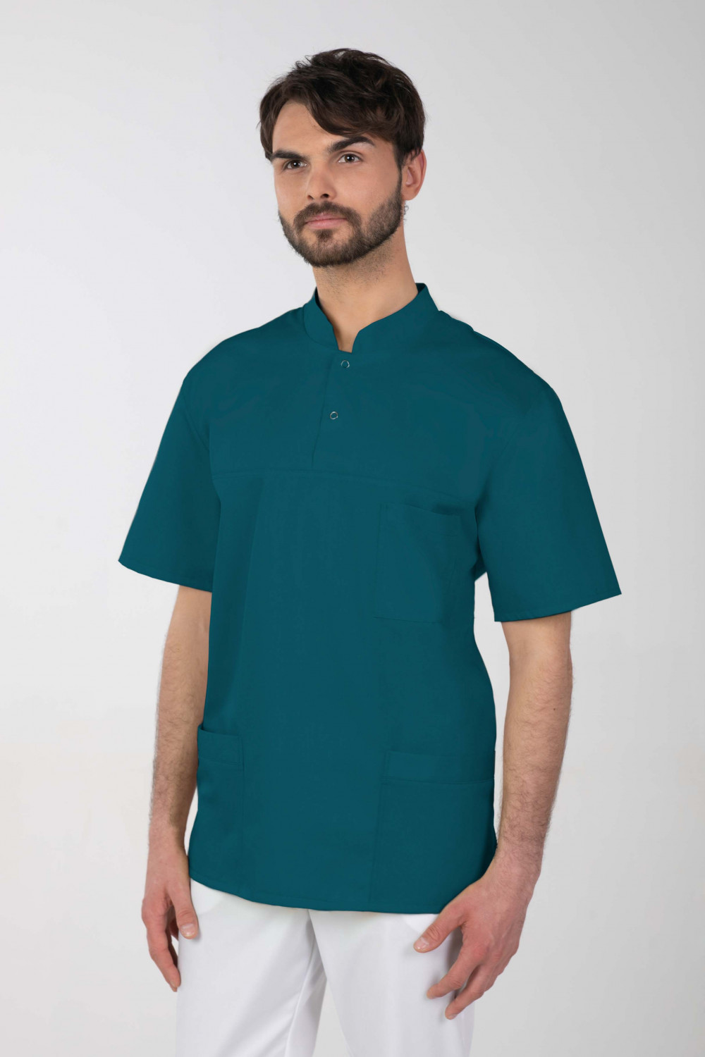 Bluza medyczna męska ciemny zielony