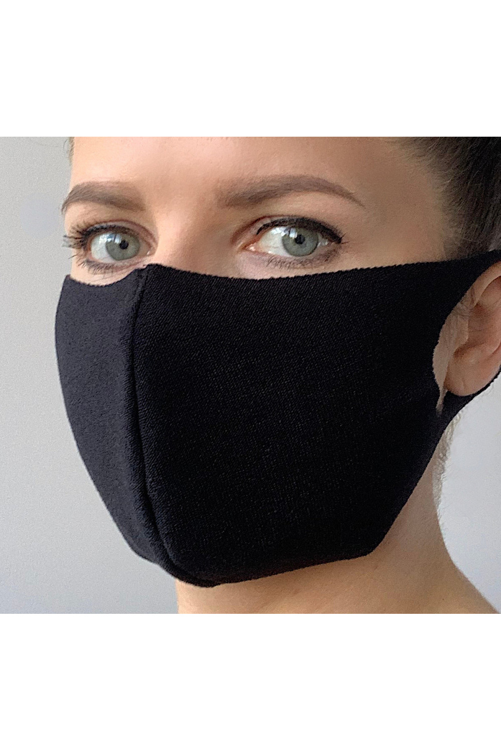 Maska elastyczna wielorazowa maseczka ochronna elastyczna czarna