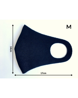 Maska elastyczna wielorazowa maseczka ochronna elastyczna czarna rozmiar M