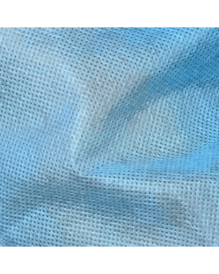 Kaptur medyczny jednorazowy flizelinowy chirurgiczny ochronny wzór błękitny