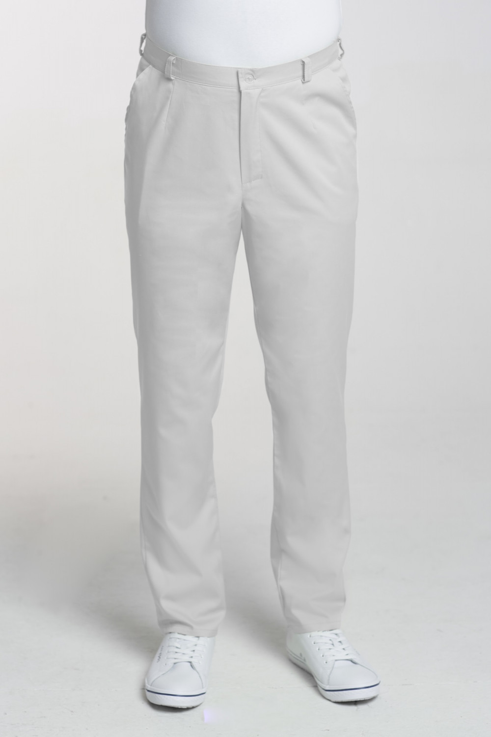 M-140X Elastyczne spodnie medyczne męskie szary Odzież męska