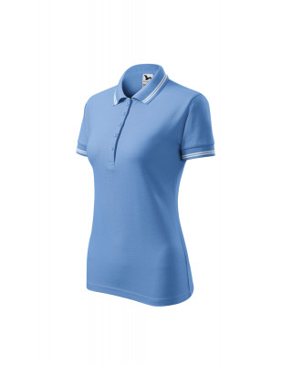 Koszulka Polo damska 65% bawełna 35% poliester URBAN 220 polo błękit