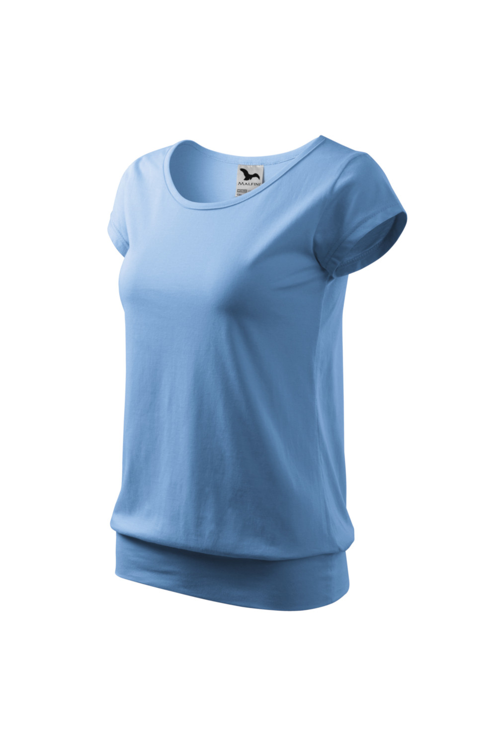 CITY 120 MALFINI Koszulka damska 100% bawełna t-shirt błękit