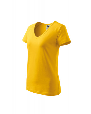 Koszulka damska 95% bawełna 5% elastan DREAM 128 odzież żółty
