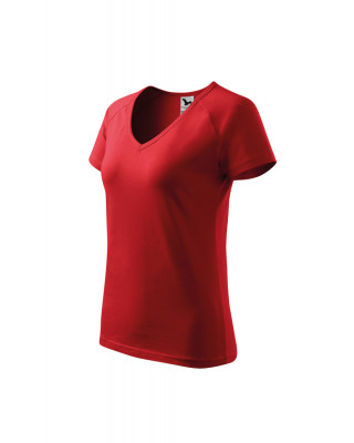 Koszulka damska 95% bawełna 5% elastan DREAM 128 odzież czerwony