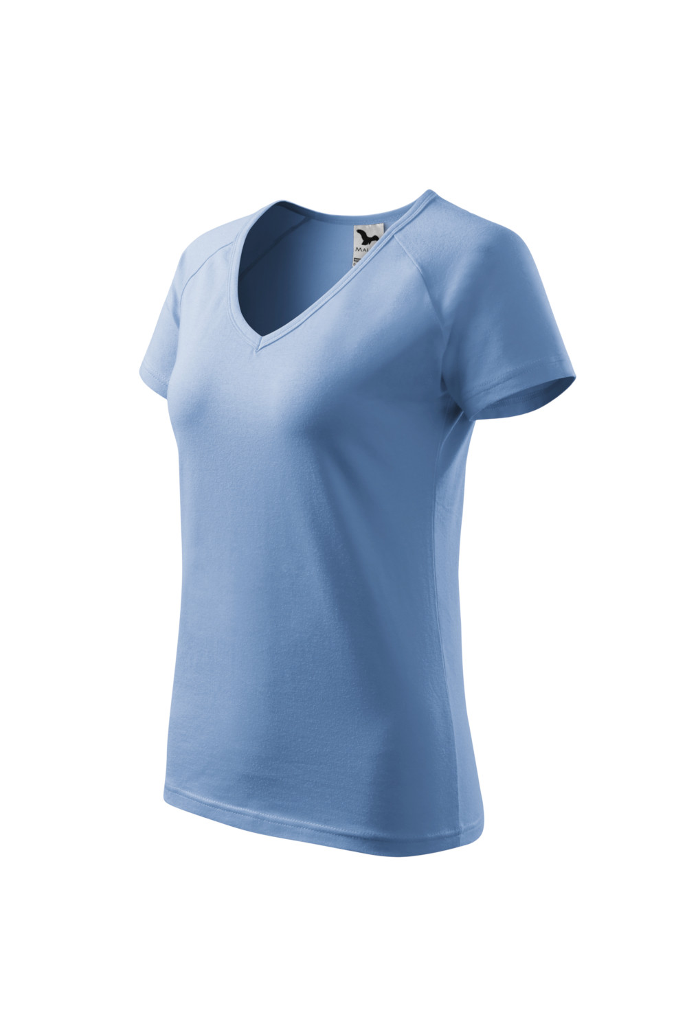 Koszulka damska 95% bawełna 5% elastan DREAM 128 odzież błękit