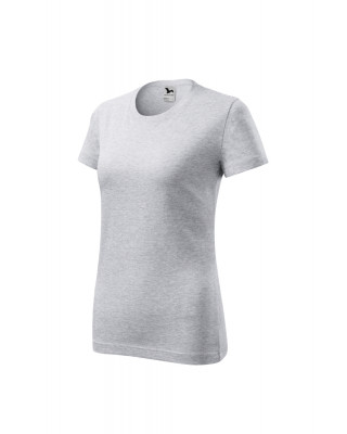 CLASSIC 133 MALFINI Koszulka damska 100% bawełna t-shirt jasnoszary melanż