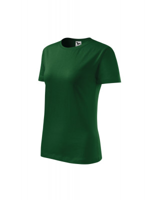 CLASSIC 133 MALFINI Koszulka damska 100% bawełna t-shirt ciemna zieleń