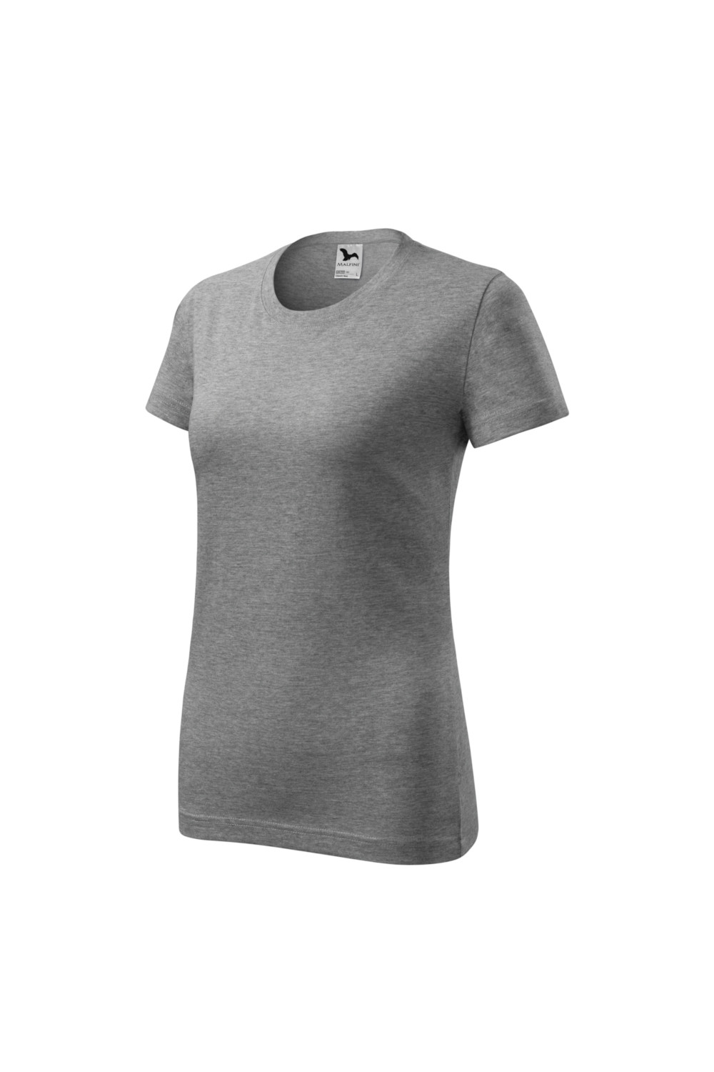 CLASSIC 133 MALFINI Koszulka damska 100% bawełna t-shirt ciemnoszary melanż