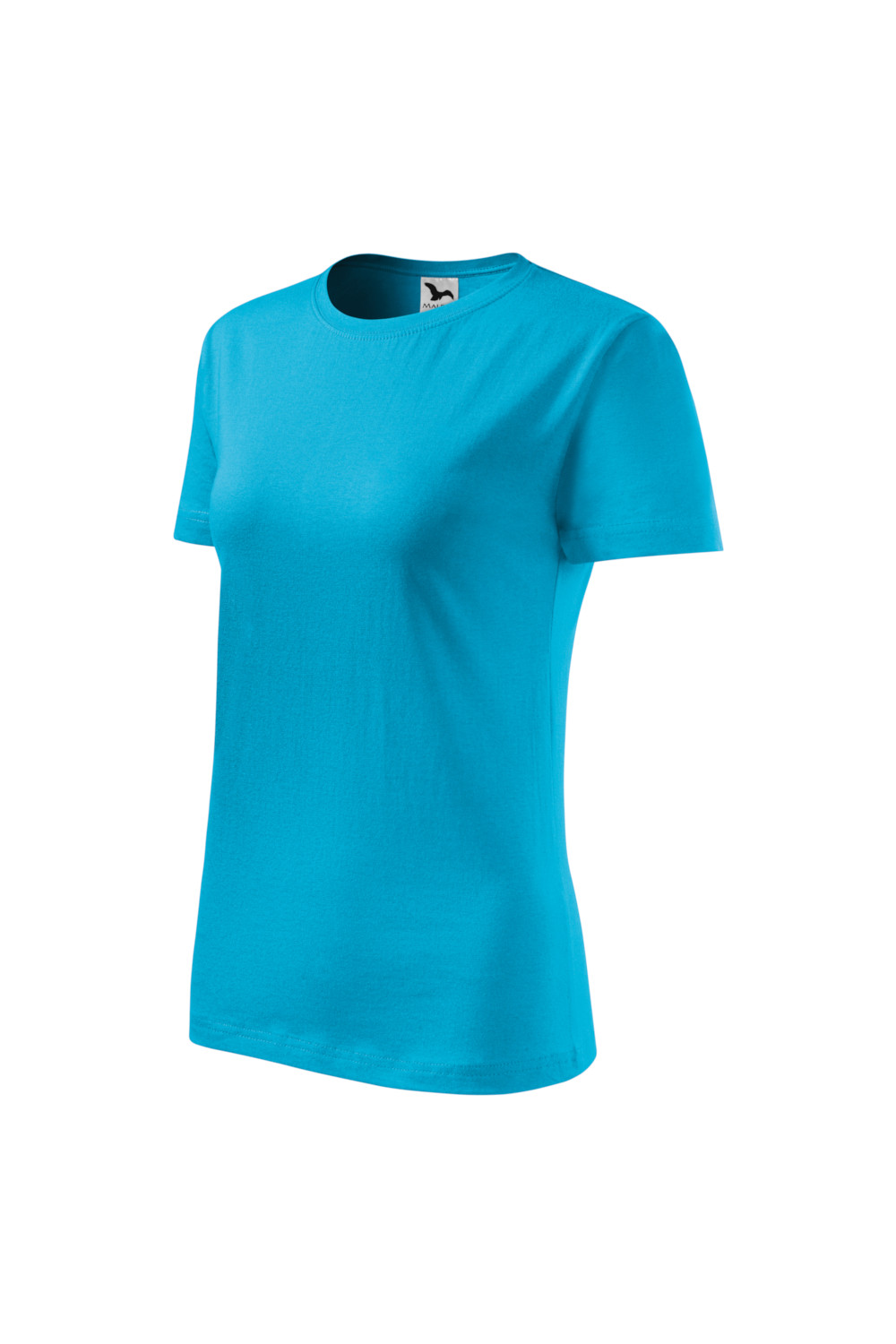 CLASSIC 133 MALFINI Koszulka damska 100% bawełna t-shirt turkus