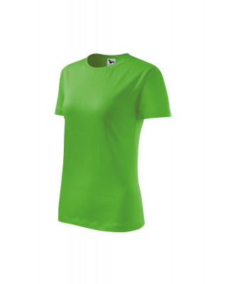 CLASSIC 133 MALFINI Koszulka damska 100% bawełna t-shirt zielone jabłko