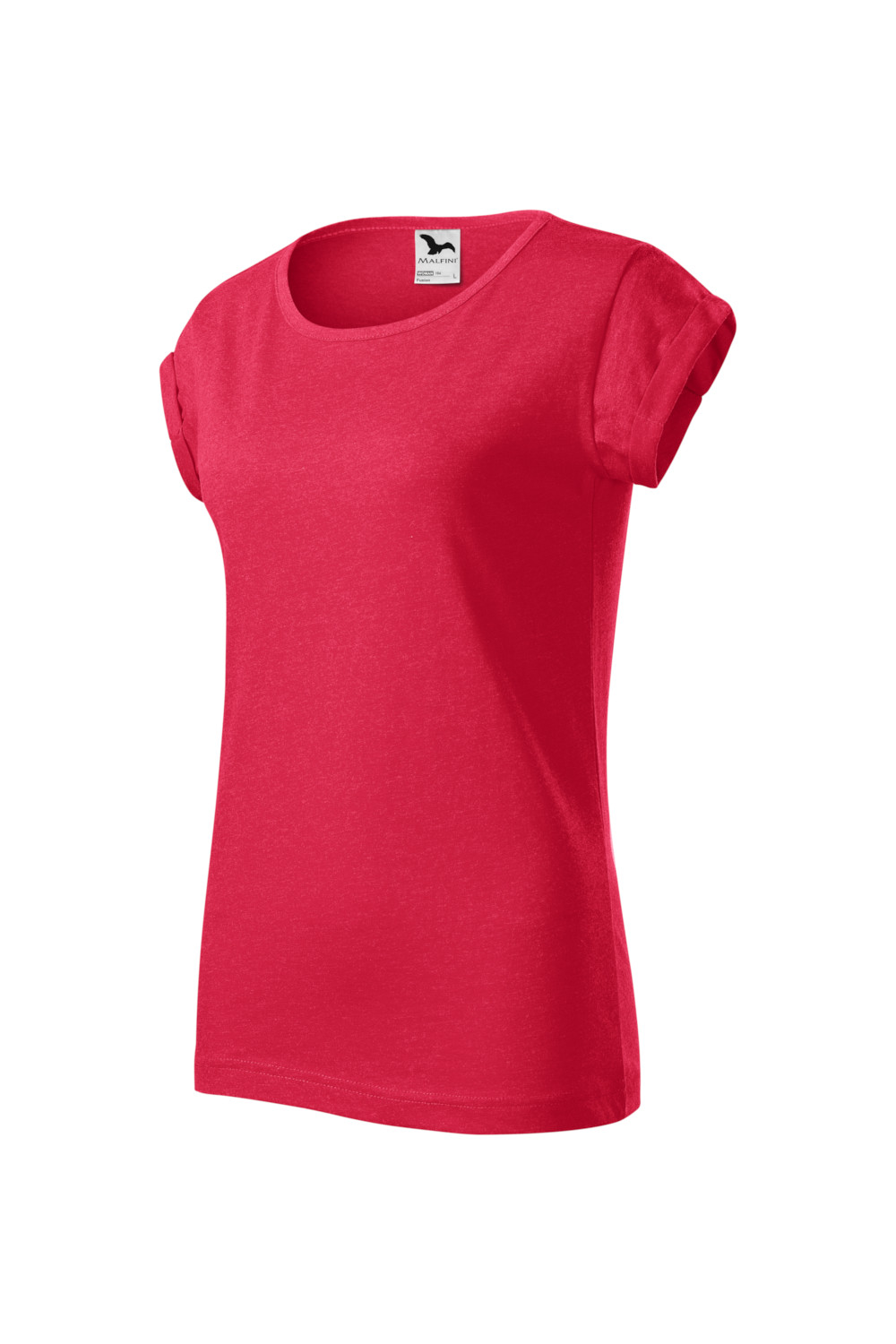 Koszulka damska melanżowa FUSION 164 koszulki / T-shirt czerwony melanż M7