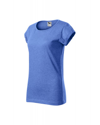 Koszulka damska melanżowa FUSION 164 koszulki / T-shirt niebieski melanż M5