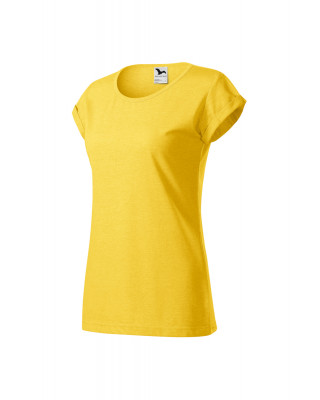 Koszulka damska melanżowa FUSION 164 koszulki / T-shirt żółty melanż M4