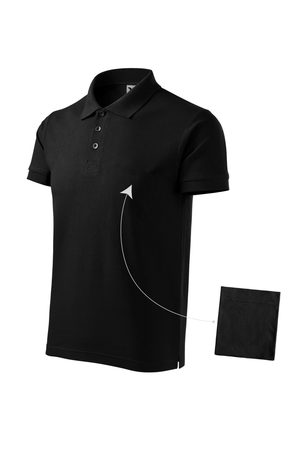 Koszulka Polo męska 100% bawełna 212 polo czarny