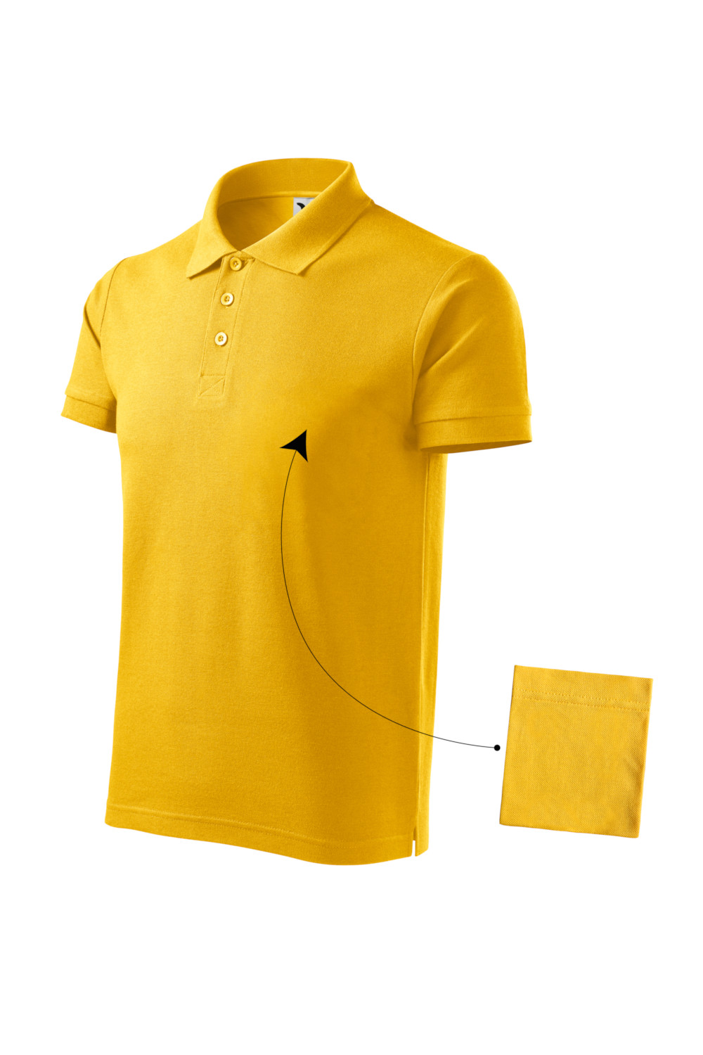 Koszulka Polo męska 100% bawełna 212 polo żółty