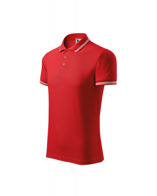 Koszulka Polo męska 65% bawełna 35% poliester czerwony URBAN 219 polo