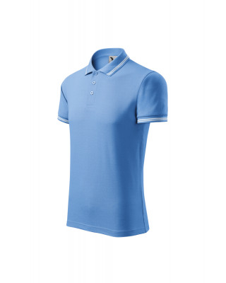 Koszulka Polo męska 65% bawełna 35% poliester błękit URBAN 219 polo