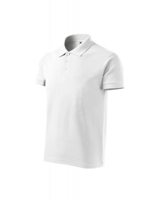 Koszulka Polo męska 215 Cotton Heavy 100% bawełna o wyższej gramaturze biały