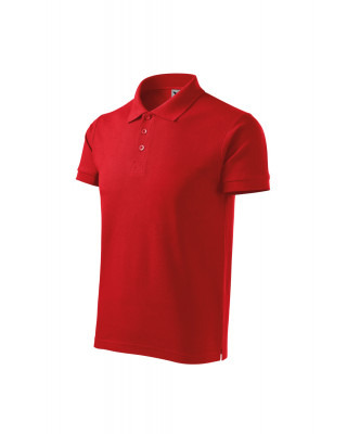 COTTON HEAVY 215 MALFINI ADLER Koszulka Polo męska 100% bawełna czerwony