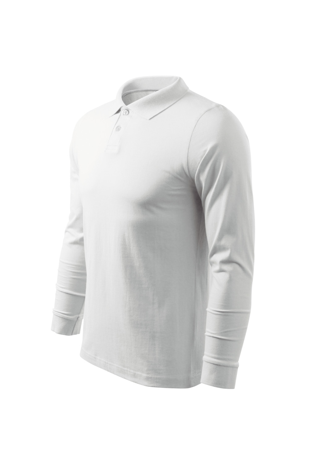 Koszulka Polo męska z długim rękawem 211 polo biały