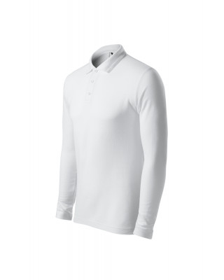Koszulka Polo męska z długim rękawem 221 polo biały