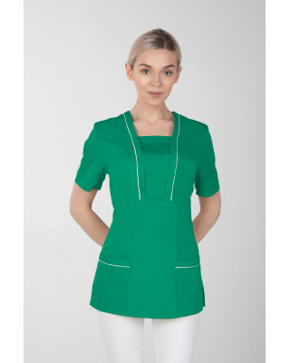 M-054X Elastyczna bluza damska medyczna kosmetyczna fartuch uniform kolor trawa